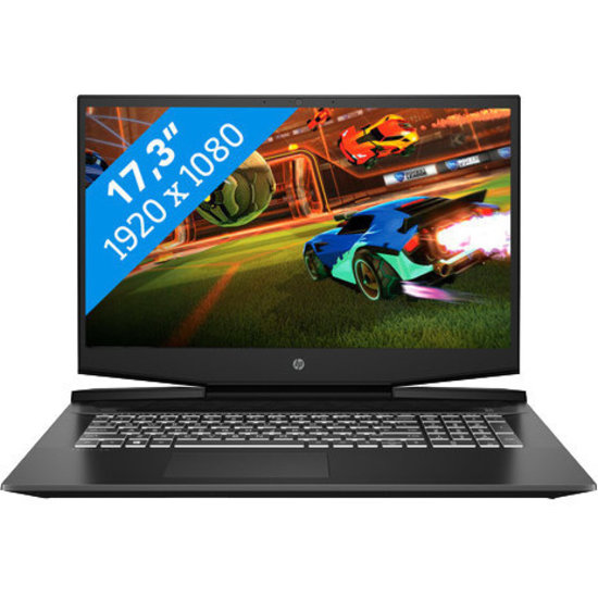 HP NBR 17.3" FHD PC i7-10750H 16G 512G SSD W10 NL-F 17-cd1015nb / Zwart / Ontsp / 4Gb