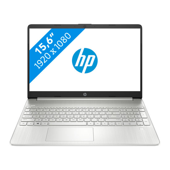 HP NBR 15.6" FHD AMD Athlon 3050U 8G 128G SSD W10 NL-F 15s-eq1198nb / Zilver / Ontsp / AMD