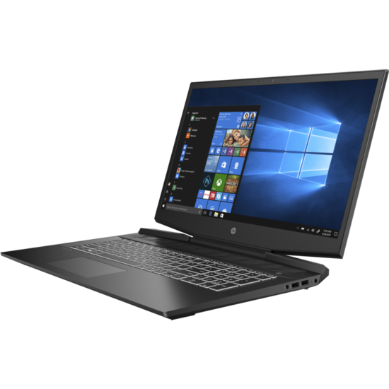 HP NBR 17.3" FHD PC i7-11370H 16G 512G SSD W10 NL-F 17-cd2009nb / Zwart / Ontsp / 4Gb GTX1650