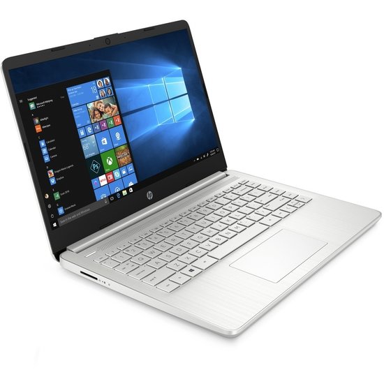 HP NBR 14.0" FHD Pent Silver N6000 8G 256G SSD W10 NL-F 14s-dq3002nb / Zilver / Ontsp / GMA