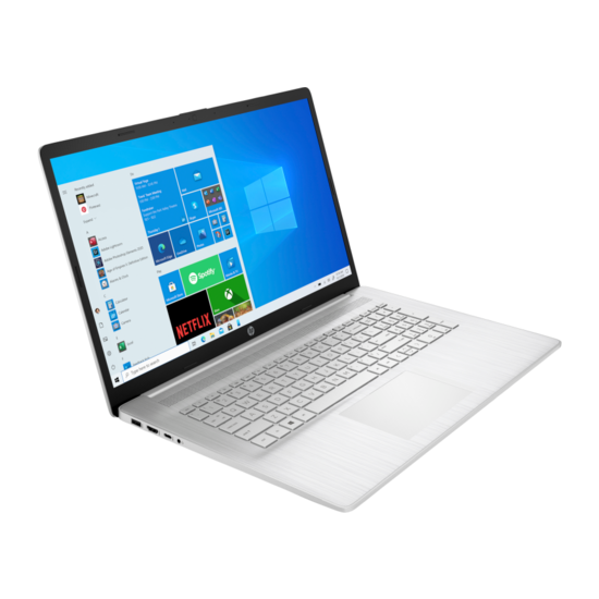 HP NBR 17.3" FHD AMD Ryzen 7 5700U 8G 512G SSD W10 NL-F 17-cp0019nb / Zilver / Ontsp / AMD