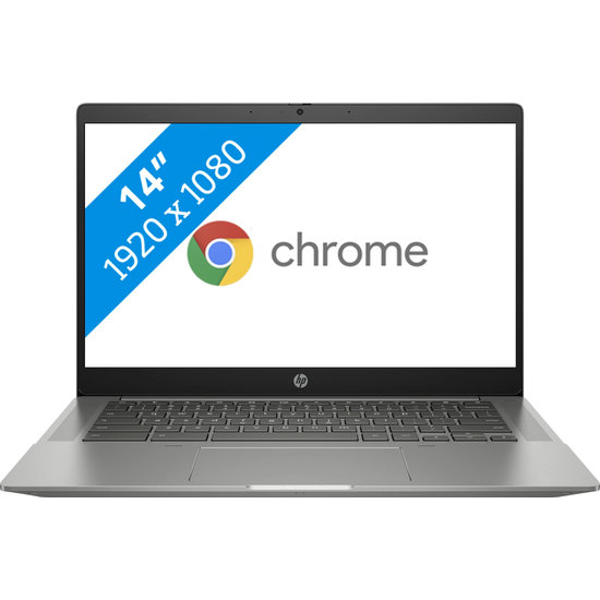 HP NBR 14.0" HD AMD Athlon Silver 3050C 4G 64G eMMC Chrome NL-F 14b-na0007nb / Zilver / Ontsp / AMD