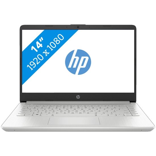 HP NBR 14.0" FHD PC i5-1035G1 8G 512G SSD W10 NL-F 14s-dq1006nb / Zilver / Ontsp / GMA