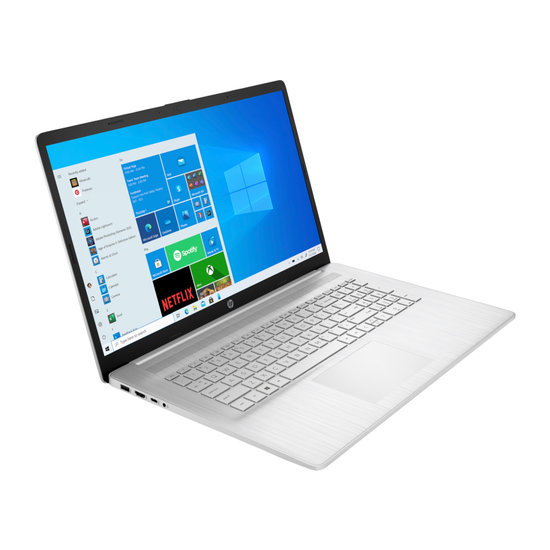 HP NBR 17.3" FHD AMD Ryzen 5 5500U 8G 512G SSD W10 NL-F 17-cp0046nb / Zilver / Ontsp / AMD