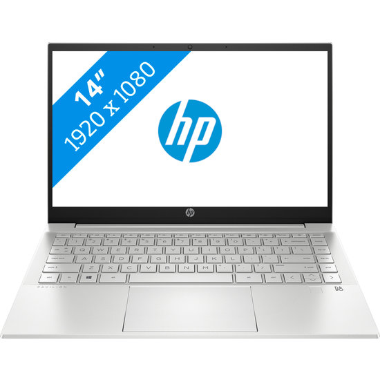 HP NBR 14.0" FHD PC i7-1165G7 16G 512G SSD W11 NL-F 14-dv0055nb / Zilver / Ontsp / GMA