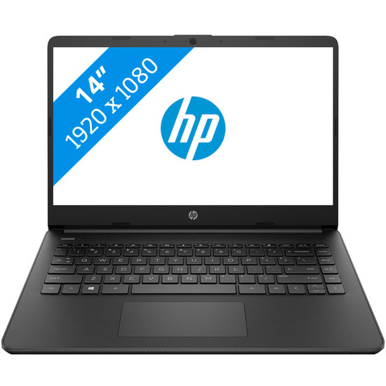 HP NBR 14.0" FHD PC i3-1115G4 8G 256G SSD W10 NL-F 14s-dq2040nb / Zwart / Ontsp / GMA