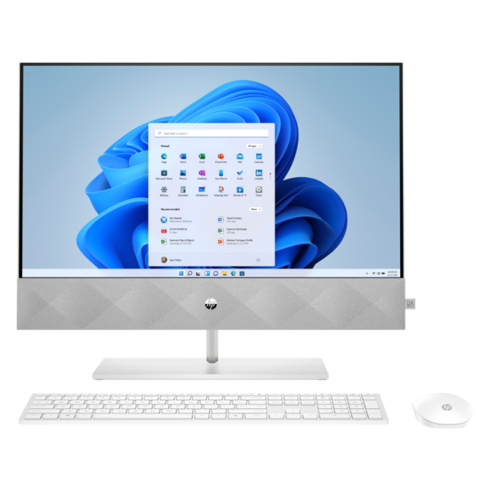 HP DTR 23.8" FHD Pavilion AllinOne 24-k1001nb i5-11500T 8G 512G SSD W10 NL-F TS / Wit / GMA