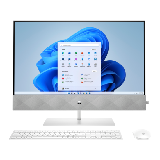 HP DTR 27" FHD Pavilion AllinOne 27-d0015nb i5-11400T 8G 1T 512G SSD W11 NL-F / Wit / Ontsp / GMA