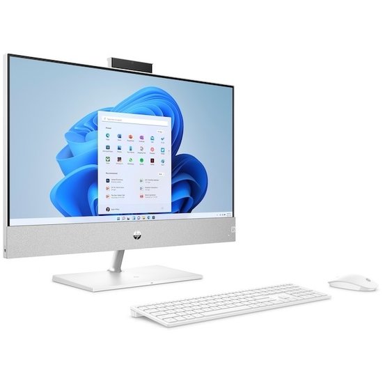 HP DTR 23.8" FHD Pavilion AllinOne 24-ca0685nd AMD Ryzen 5 5500U 16G 512G SSD W11 NL / Wit / Ontsp / AMD