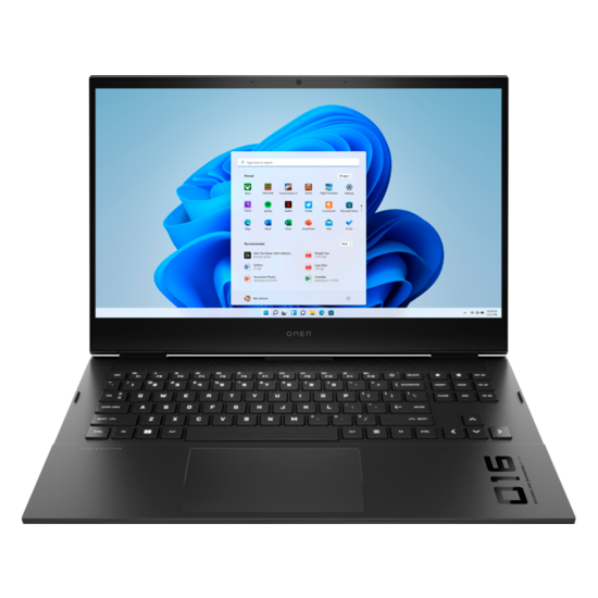 HP NBR 16.1" FHD PC i7-11800H 16G 512G SSD W11 NL-F Omen 16-b0018nb / Zwart / Ontsp / 6Gb RTX3060