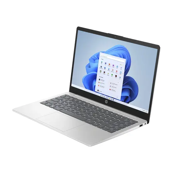 HP NBR 14.0" FHD AMD Ryzen 5 7520U 16G 512G SSD W11 NL-F 14-em0000nb / Zilver / Ontsp / AMD