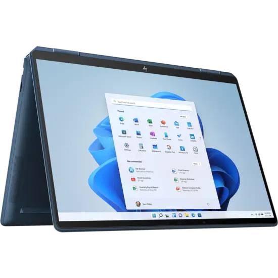 HP NBR 13.5" 3K2K PC i7-1355U 16G 1T SSD W11 NL-F TS Spectre x360 14-ef2008nb / Blauw / OLED / Ontsp / GMA