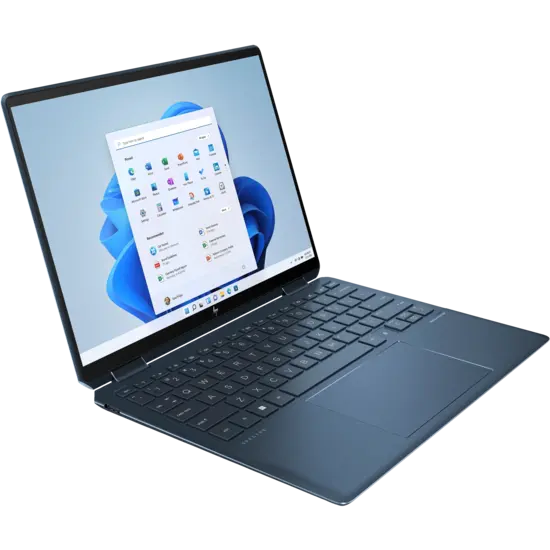 HP NBR 13.5" 3K2K PC i7-1355U 16G 1T SSD W11 NL-F TS Spectre x360 14-ef2008nb / Blauw / OLED / Ontsp / GMA