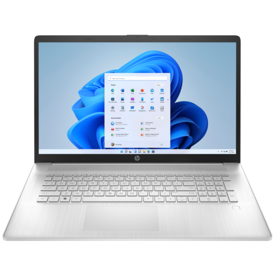 HP NBR 17.3" FHD AMD Ryzen 5 5500U 8G 512G SSD W11 NL-F 17-cp0071nb / Zilver / Ontsp / AMD