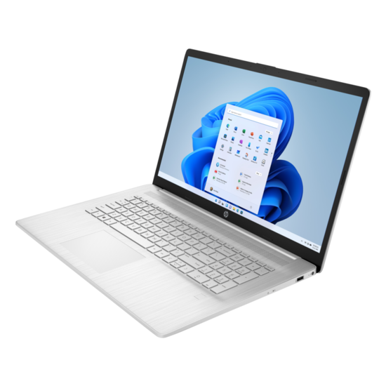 HP NBR 17.3" FHD AMD Ryzen 5 5500U 8G 512G SSD W11 NL-F 17-cp0071nb / Zilver / Ontsp / AMD