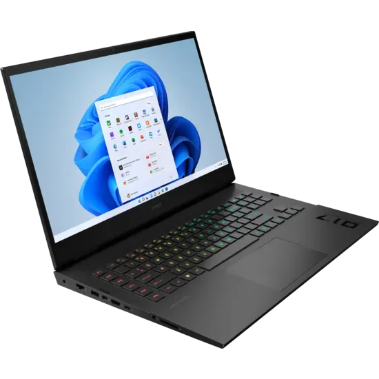 HP NBR 17.3" QHD PC i7-13700HX 32G 2T SSD W11 NL-F Omen 17-ck2001nb / Zwart / Ontsp / 12Gb RTX4080