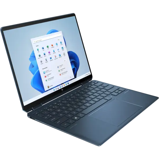 HP NBR 13.5" 3K2K PC i7-1355U 16G 1T SSD W11 NL-F TS Spectre x360 14-ef2012nb / Blauw / OLED / Ontsp / GMA