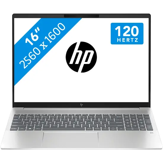 HP NBR 16.0" WQXGA PC i7-13700H 16G 1T SSD W11 NL-F 16-ab0018nb / Zilver / Ontsp / GMA