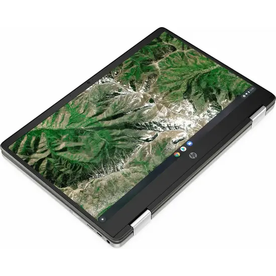 HP NBR 14.0" FHD Cel N4120 4G 64G eMMC Chrome NL-F TS x360 14a-ca0015nb / Zilver / Ontsp / GMA