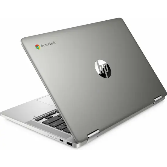 HP NBR 14.0" FHD Cel N4120 4G 64G eMMC Chrome NL-F TS x360 14a-ca0015nb / Zilver / Ontsp / GMA