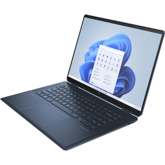 HP NBR 16.1" UHD+ PC i7-1360P 32G 2T SSD W11 NL-F TS Spectre x360 16-f2003nb / Blauw / OLED / Ontsp / 4Gb Arc A370M