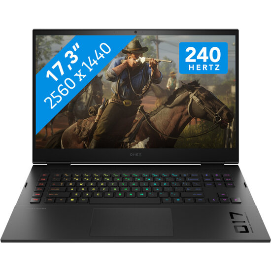 HP NBR 17.3" QHD PC i9-13900HX 32G 2T SSD W11 NL-F Omen 17-ck2030nb / Zwart / Ontsp / 16Gb RTX4090
