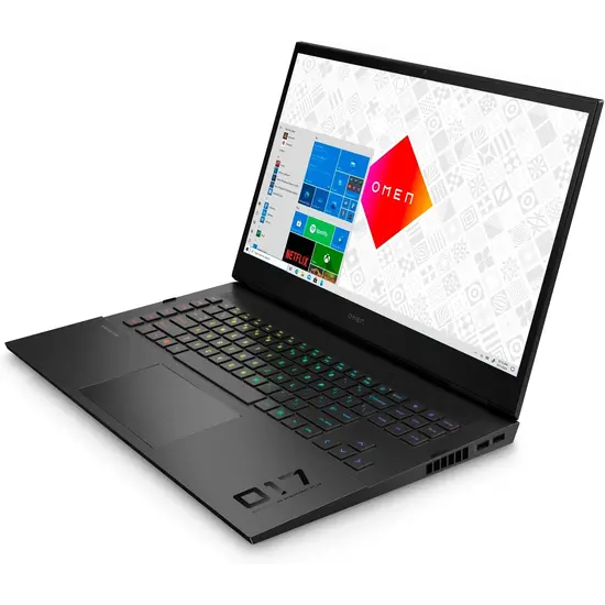 HP NBR 17.3" QHD PC i7-13700HX 32G 2T SSD W11 NL-F Omen 17-ck2031nb / Zwart / Ontsp / 12Gb RTX4080