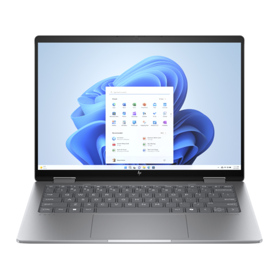 HP NBR 14.0" 2.8K Ultra 7-155U 32G 1T SSD W11 NL-F TS x360 14-fc0000nb / Zilver / OLED / GMA