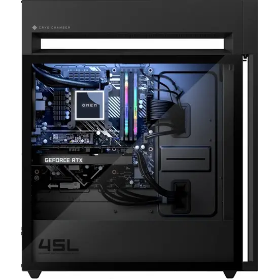 HP DTR AMD Ryzen 7 7800X3D 32G XMP 2T SSD W11 NL-F GT22-1068nb / Zwart / 12Gb RTX4070