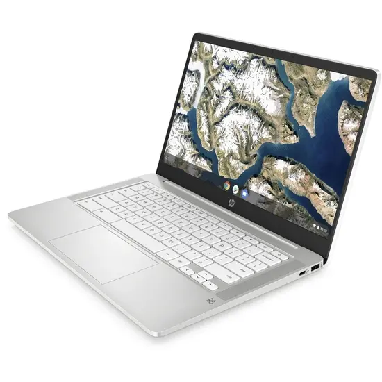 HP NBR 14.0" HD Cel N4120 4G 32G eMMC Chrome NL-F 14a-na0004nb / Wit / Ontsp / GMA
