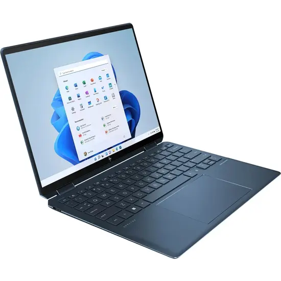 HP NBR 13.5" 3K2K PC i7-1355U 16G 1T SSD W11 NL-F TS Spectre x360 14-ef2002nb / Blauw / OLED / Ontsp / GMA