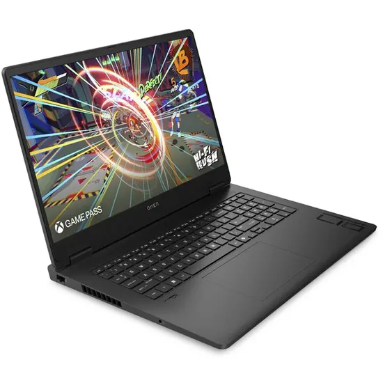 HP NBR 17.3" QHD AMD Ryzen 9 8945HS 32G 1T SSD W11 NL-F Omen 17-db0010nb / Zwart / Ontsp / 8Gb RTX4060