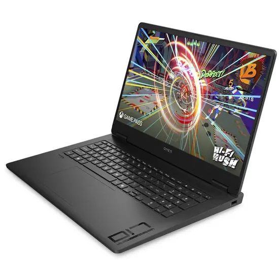 HP NBR 17.3" QHD AMD Ryzen 9 8945HS 32G 1T SSD W11 NL-F Omen 17-db0010nb / Zwart / Ontsp / 8Gb RTX4060