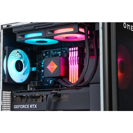 HP DTR Core i7-14700F 32G XMP 1T SSD W11 NL GT16-0871nd / Zwart / 16Gb RTX4070ti Super