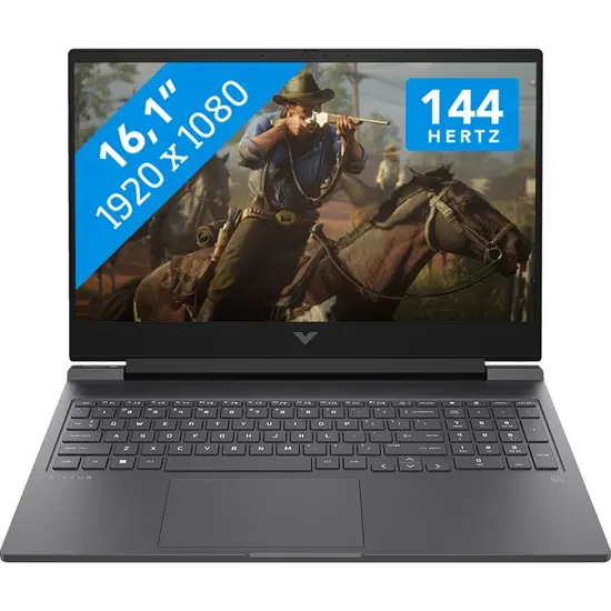 HP NBR 16.1" FHD PC i7-13700H 32G 1T SSD W11 NL-F 16-r0066nb / Zwart / Ontsp / 8Gb RTX4060