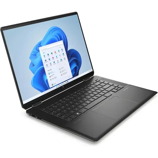 HP NBR 16.1" UHD+ PC i7-1360P 32G 1T SSD W11 NL-F TS Spectre x360 16-f2008nb / Zwart / OLED / Ontsp / 4Gb Arc A370M