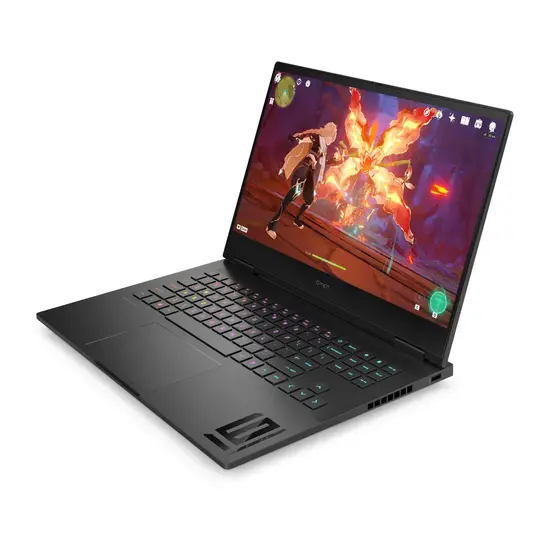 HP NBR 16.1" QHD PC i7-14700HX 32G 2T SSD W11 NL-F Omen 16-wf1017nb / Zwart / Ontsp / 8Gb RTX4070