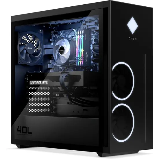 HP DTR AMD Ryzen 7 7700X 32G XMP 2T SSD W11 NL GT21-1971nd / Zwart / 16Gb RTX4070ti Super