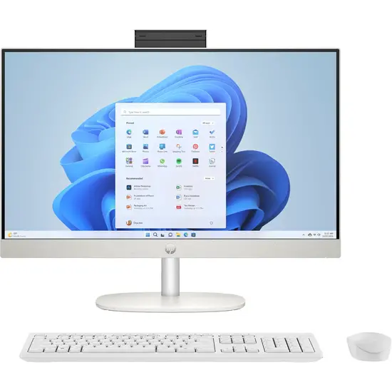 HP DTR 23.8" FHD Pavilion AllinOne 24-cr0955nd AMD Ryzen 5 7520U 8G 512G SSD W11 NL / Zilver / Ontsp / AMD