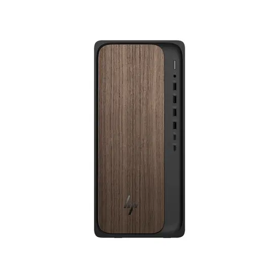 HP DTR Core Ultra 7 265 16G 1T SSD W11 NL OmniDesk M03-0030nd / Zwart met hout / GMA