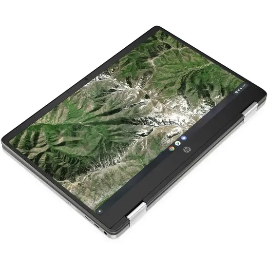 HP NBR 14.0" FHD Pent Silver N5030 8G 64G eMMC Chrome NL TS x360 14a-ca0035nb / Zilver / Ontsp / GMA