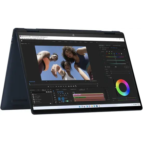 HP NBR 14.0" 2.8K Intel Core Ultra 7-155U 32G 1T SSD W11 NL-F TS x360 14-fc0029nb / Blauw / OLED / GMA