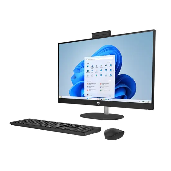 HP DTR 27" FHD AllinOne AI 27-cr2670nd Ultra 5-225U 16G 512G SSD W11 NL / Zwart / Ontsp / GMA
