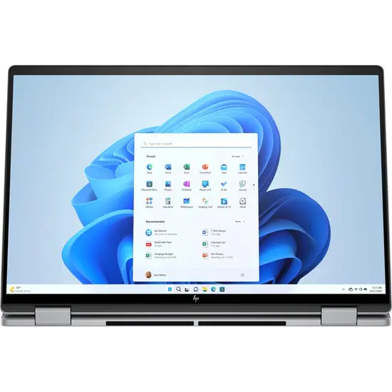 HP NBR 16.0" 2K AMD Ryzen 7 8840HS 16G 512G SSD W11 NL-F TS x360 16-ad0011nb / Zilver / AMD
