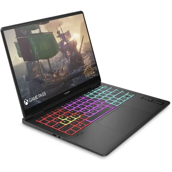 HP NBR 14.0" 2.8K Intel Core Ultra 7-255H 32G 2T SSD W11 NL Omen Transcend 14-fb1002nb / Zwart / OLED / 8Gb RTX5060