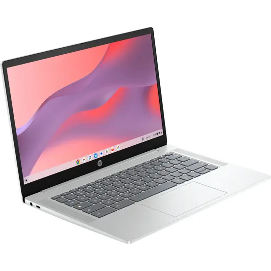 HP NBR 14.0" HD PC N100 4G 128G UFS Chrome NL-F 14a-nf0003nb / Zilver / Ontsp / GMA