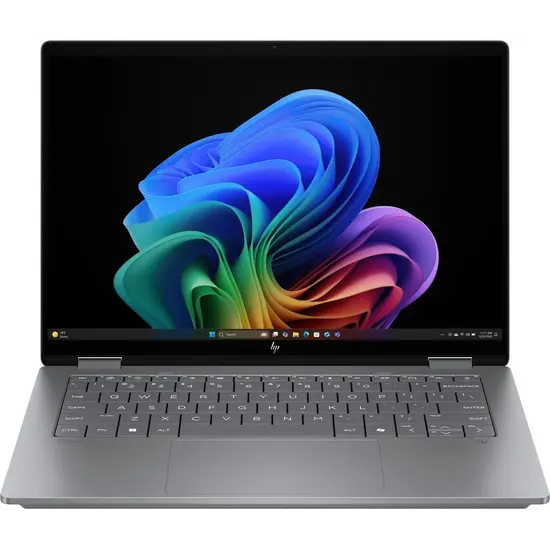HP NBR 14.0" 2.8K AMD Ryzen AI 7 350 24G 512G SSD W11 NL-F TS x360 NGAI 14-fk0001nb / Zilver / OLED / AMD