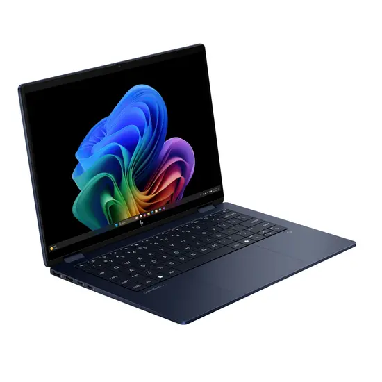 HP NBR 14.0" 2K Intel Core Ultra 5-226V 16G 512G SSD W11 NL-F TS x360 NGAI 14-fm0014nb / Blauw / OLED / 8Gb Arc 130V