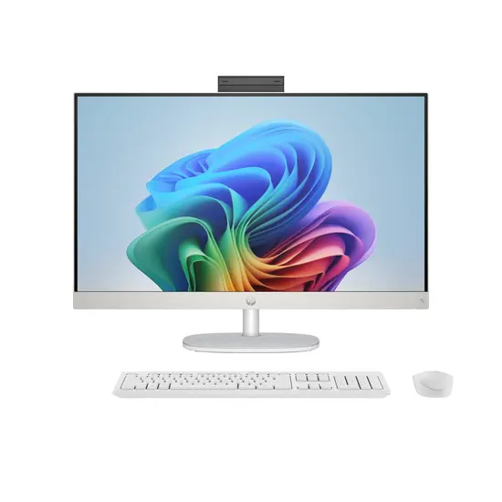 HP DTR 27" FHD AllinOne NGAI 27-ct2100nb AMD Ryzen AI 5 330 16G 512G SSD W11 NL / Wit / Ontsp / AMD