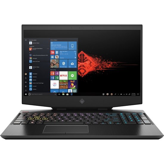HP NBR 15.6" FHD PC i7-9750H 16G 512G SSD 32G OP W10 NL Omen 15-dh0125nd / Zwart / Ontsp / 6Gb